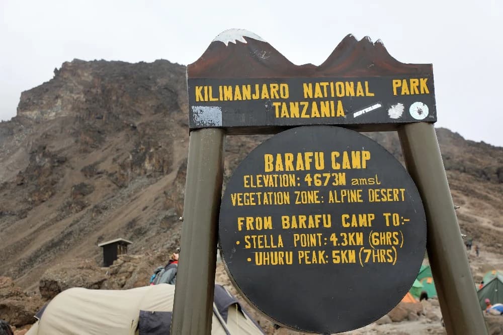 Barafu Camp Detail