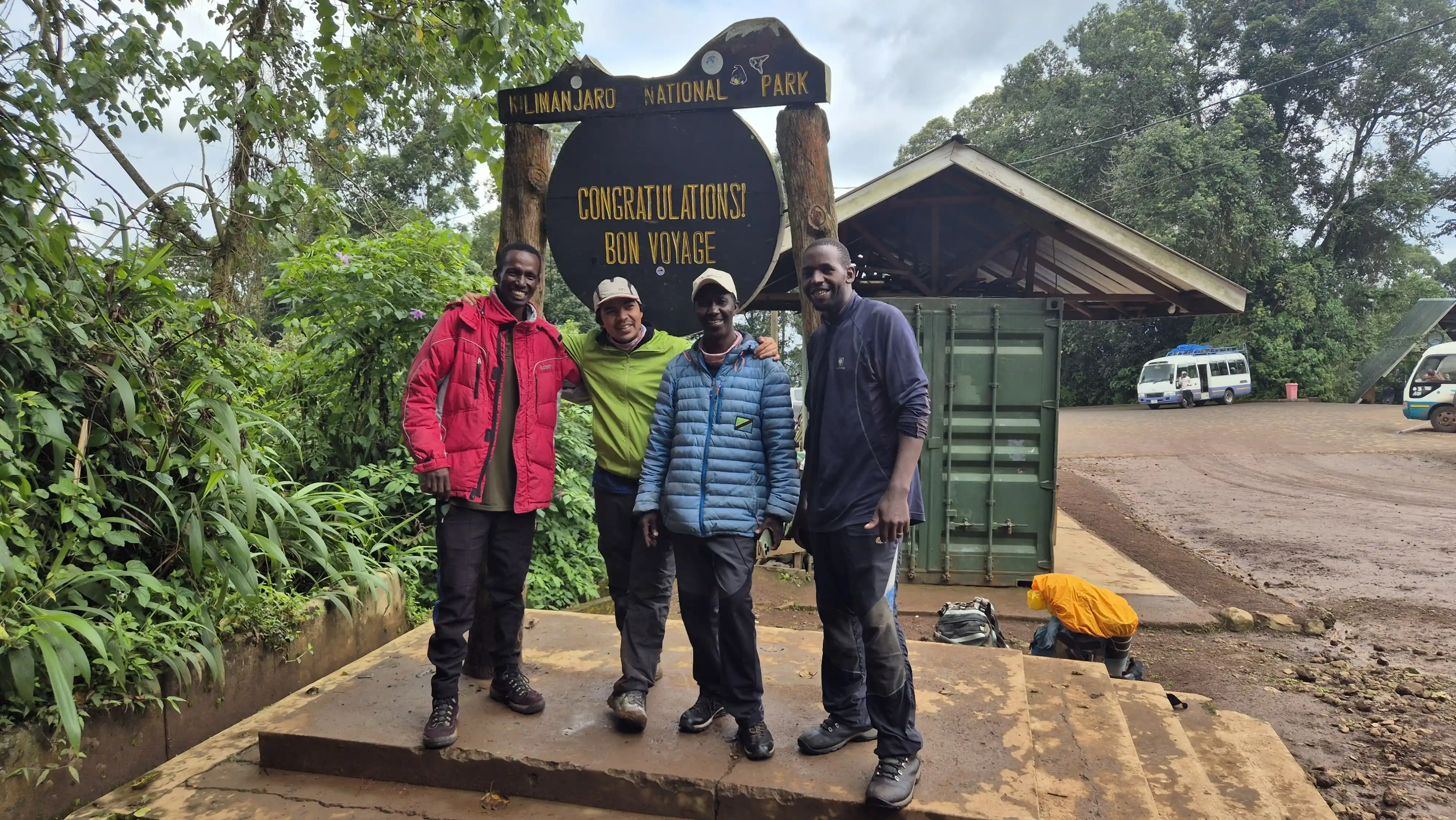 Descent from Horombo Hut to Marangu Gate
